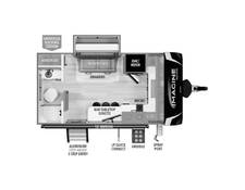 2024 Grand Design Imagine AIM 14MS Travel Trailer at Grand Design - Greeneway RV STOCK# 11011 Floor plan Image