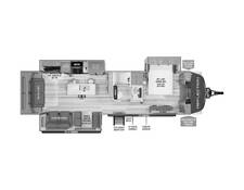 2024 Grand Design Reflection 315RLTS Travel Trailer at Grand Design - Greeneway RV STOCK# 11041 Floor plan Image