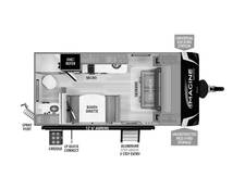 2024 Grand Design Imagine AIM 15RB Travel Trailer at Grand Design - Greeneway RV STOCK# 11071 Floor plan Image