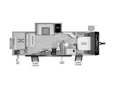 2024 Grand Design Transcend Xplor 265BH Travel Trailer at Grand Design - Greeneway RV STOCK# 11132 Floor plan Image