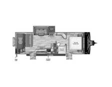 2021 Grand Design Transcend Xplor 265BH Travel Trailer at Grand Design - Greeneway RV STOCK# 11094A Floor plan Image