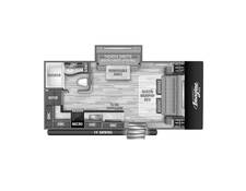 2021 Grand Design Imagine XLS 17MKE Travel Trailer at Grand Design - Greeneway RV STOCK# 11015A Floor plan Image