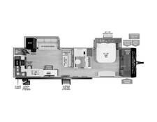 2025 Grand Design Transcend 315RKT Travel Trailer at Grand Design - Greeneway RV STOCK# 11289 Floor plan Image