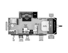 2025 Grand Design Imagine 2300MK Travel Trailer at Grand Design - Greeneway RV STOCK# 11290 Floor plan Image