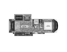 2018 Grand Design Reflection 297RSTS Travel Trailer at Grand Design - Greeneway RV STOCK# 11242A Floor plan Image