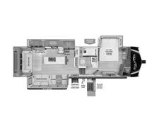 2025 Grand Design Solitude 310GK Fifth Wheel at Grand Design - Greeneway RV STOCK# 11304 Floor plan Image