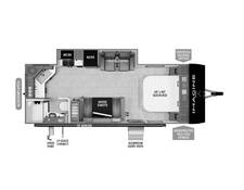 2025 Grand Design Imagine XLS 22MLE Travel Trailer at Grand Design - Greeneway RV STOCK# 11309 Floor plan Image